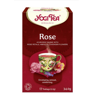 Yogi Tea - Herbata Rose - różana - BIO (17x2g)