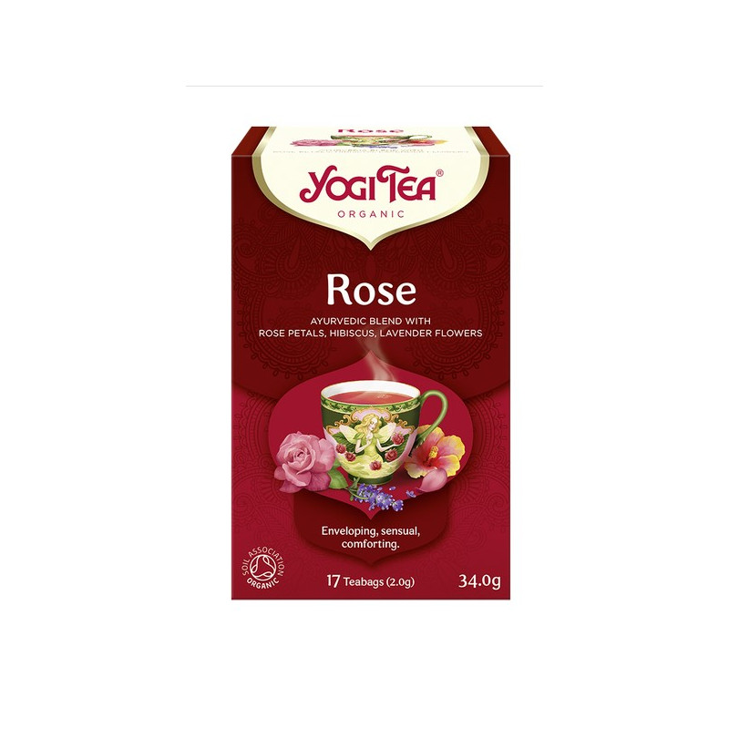 Yogi Tea - Herbata Rose - różana - BIO (17x2g)