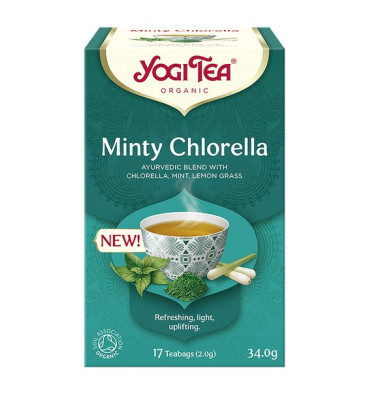 Yogi Tea - Herbata Minty Chlorella - miętowa z chlorellą - BIO (17x2g)