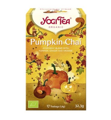 Yogi Tea - Herbata Pumpkin Chai - Czajz dynią - BIO (17x1,9g)