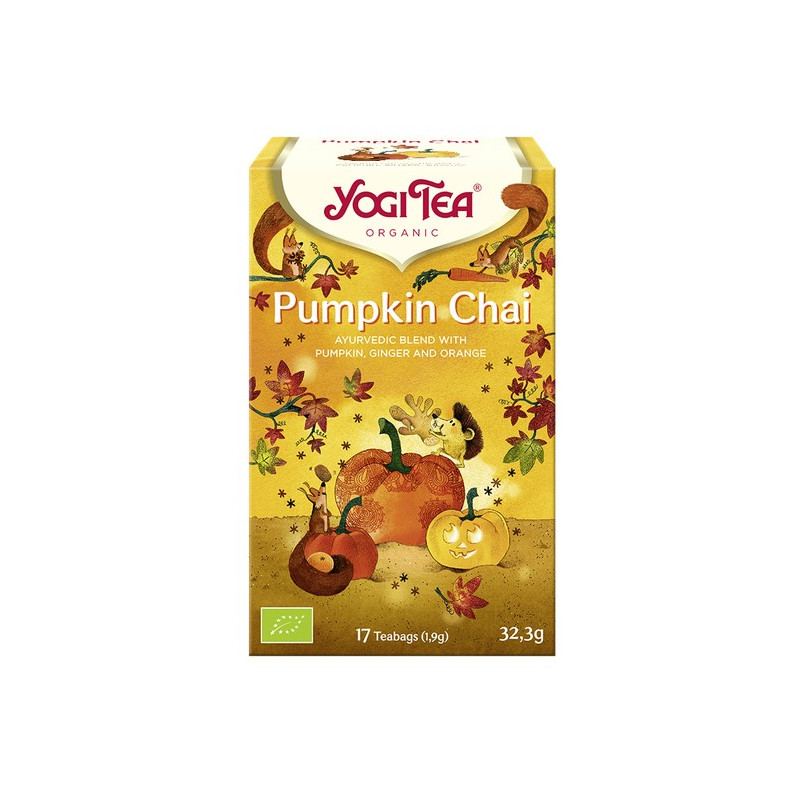 Yogi Tea - Herbata Pumpkin Chai - Czajz dynią - BIO (17x1,9g)