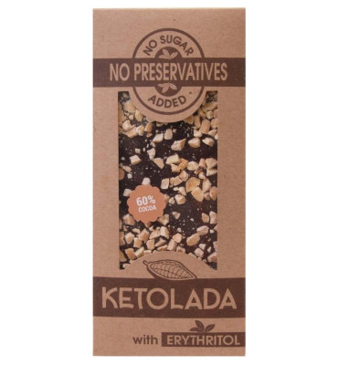 Ketolada - Tabliczka z migdałami b/c 100g