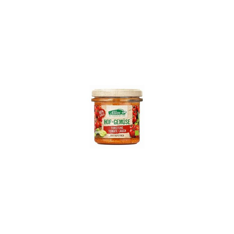 Allos - Pasta warzywna z pomidorami i porem b/g BIO 135g