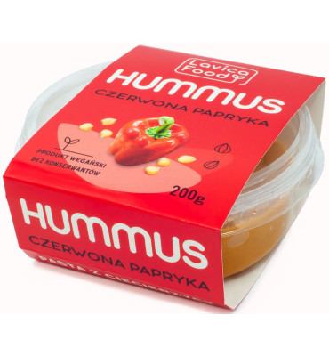 Lavica food - Hummus czerwona papryka 200g