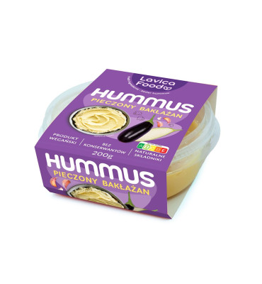 Lavica food - Hummus pieczony bakłażan 200g